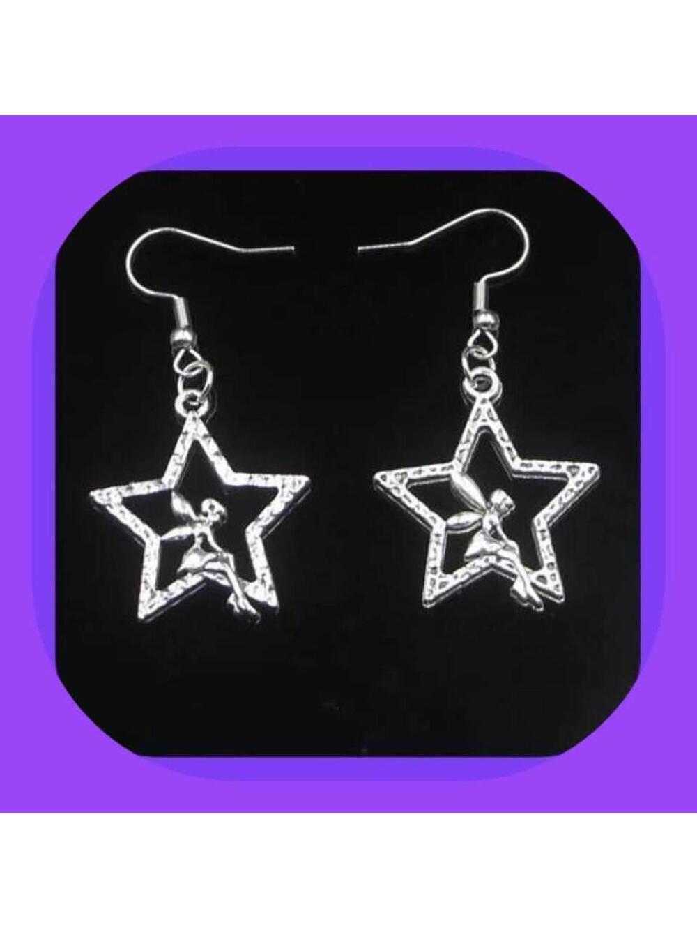 New Absolutely Adorable Tinker Bell “Wish Upon A Star” Earrings